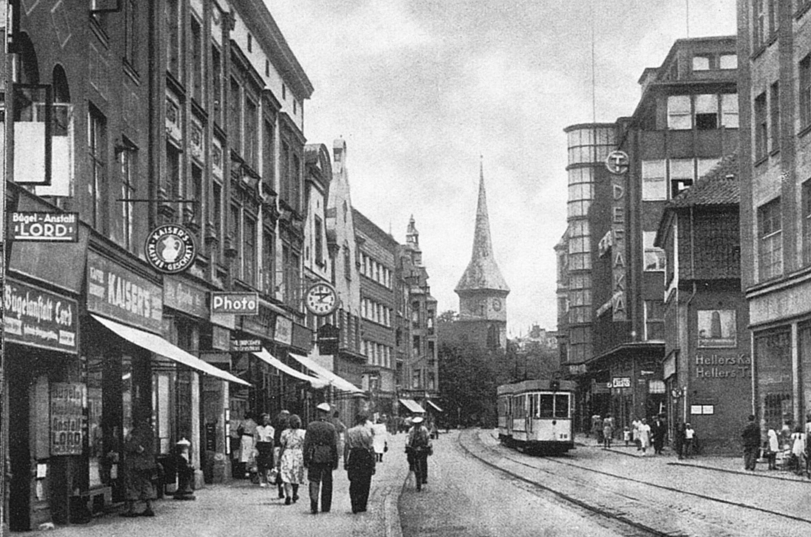 Калининград, Ленинский проспект 1930 годы – фотографии России