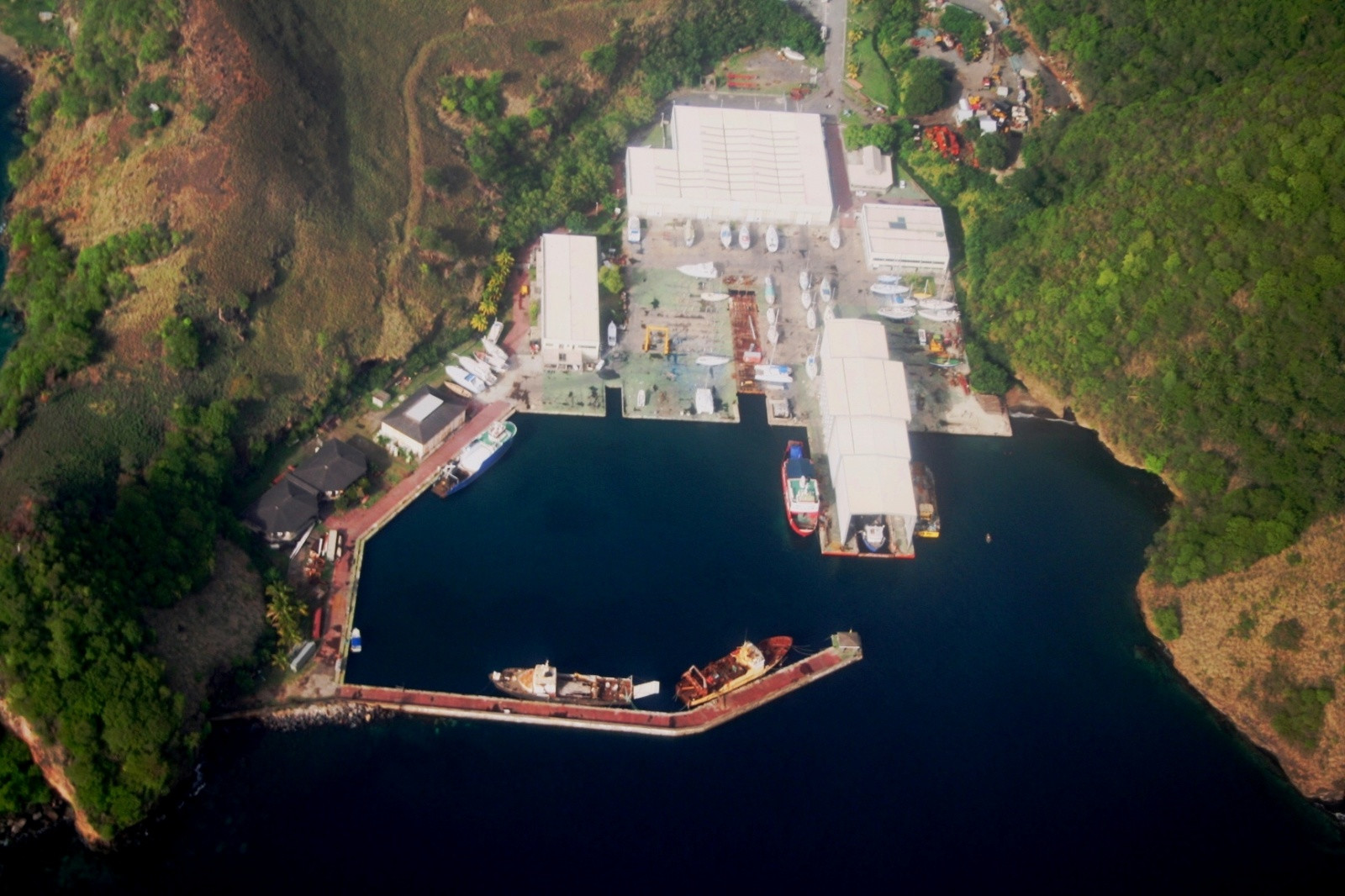 Док на острове Сен-Винсент – фотографии Сент-Винсента и Гренадин