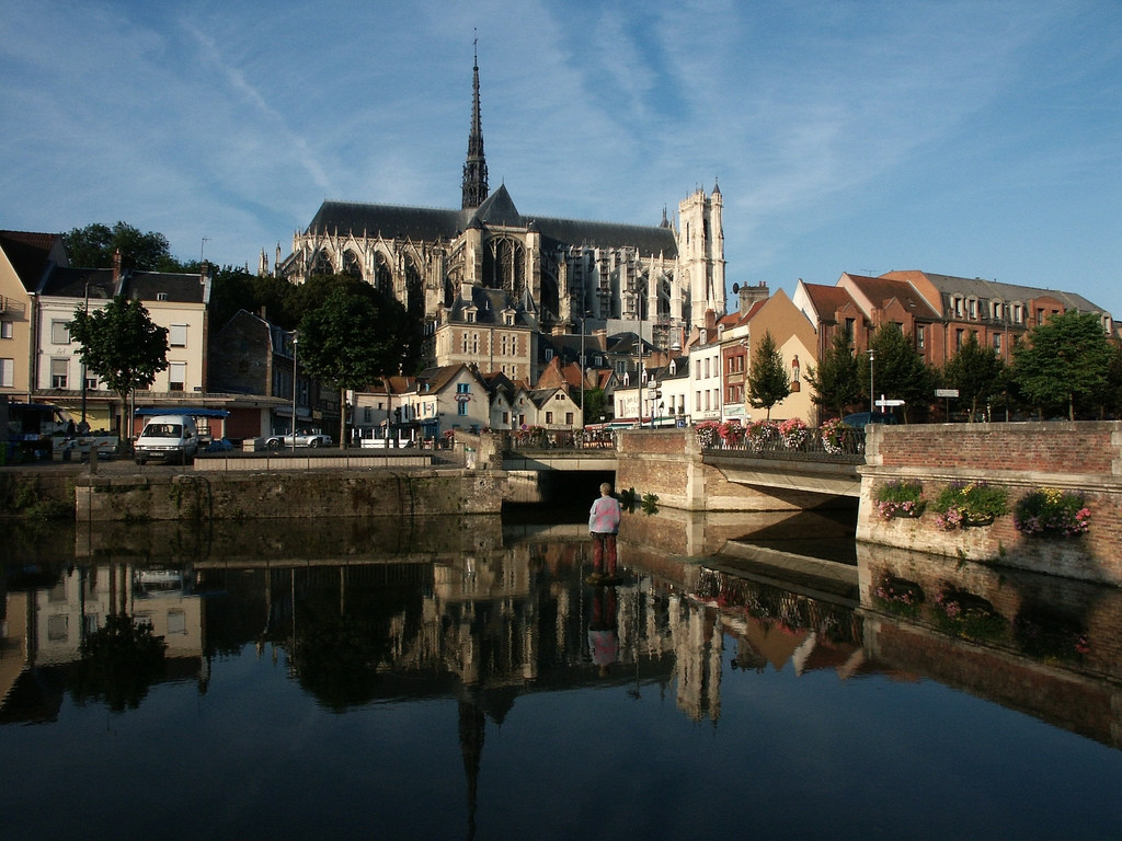 Канал в Амьене, Франция. Фото 7 – фотографии Франции
