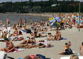 Пляж Строоми, Таллин, Эстония – фотографии Эстонии