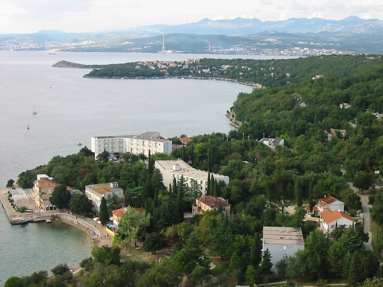 Панорамный вид в Омишаль, Хорватия. Фото 3 – фотографии Хорватии