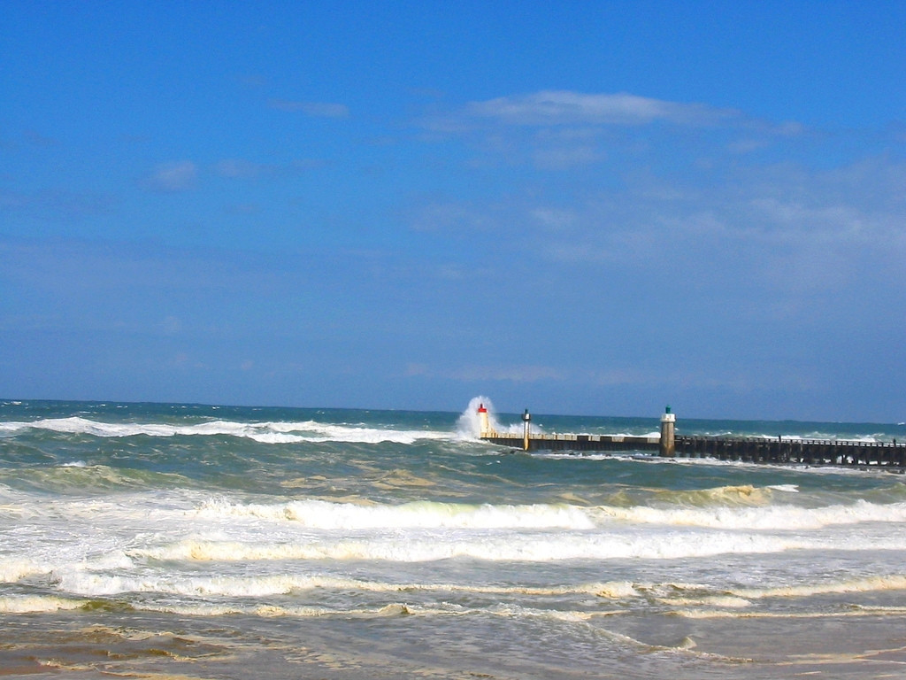 Море в Капбретоне, Франция. Фото 4 – фотографии Франции