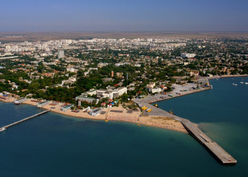 Евпатория с высоты птичьего полёта – фотографии России