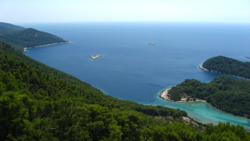 Побережье на острове Млет, Хорватия – фотографии Хорватии