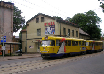 Трамвайчик в Риге – фотографии Латвии