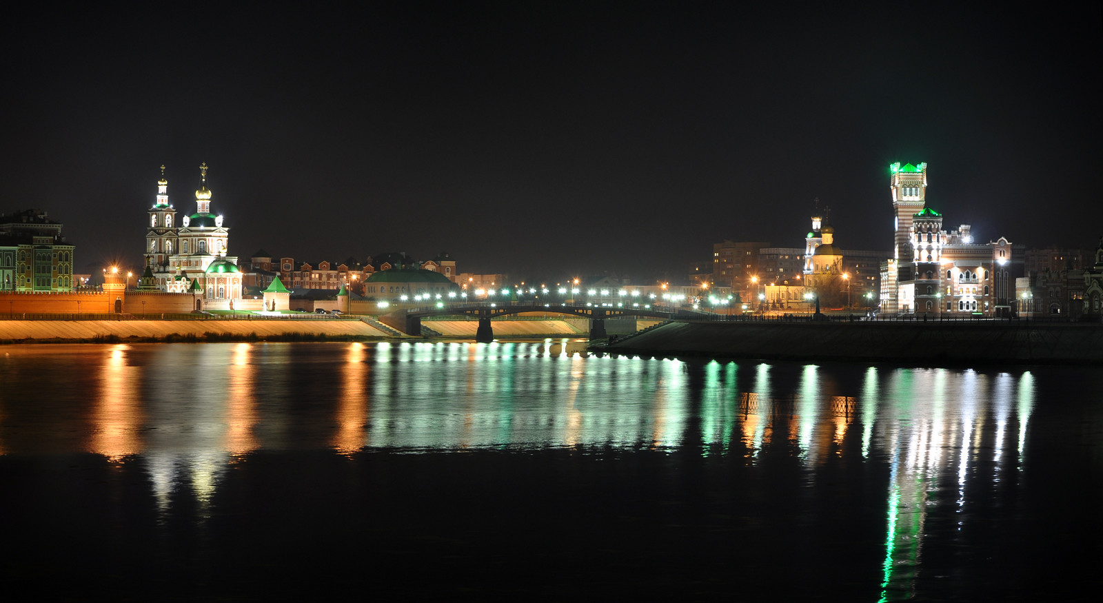 Вечерняя Йошкар-Ола – фотографии России