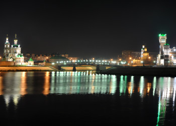 Вечерняя Йошкар-Ола – фотографии России