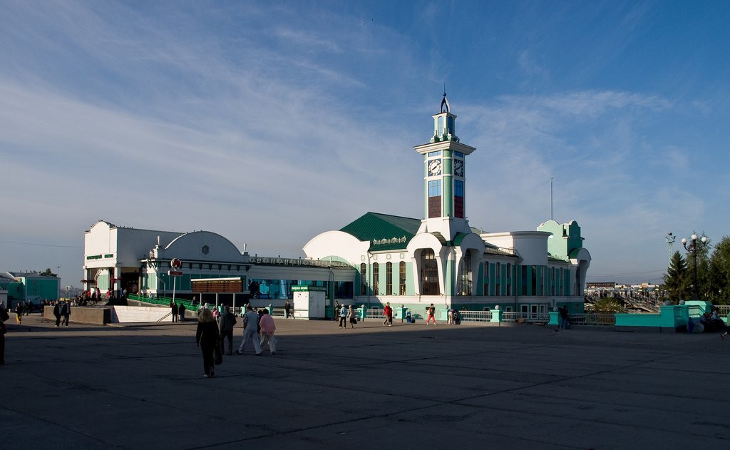 Площадь в Новосибирске, Россия – фотографии России