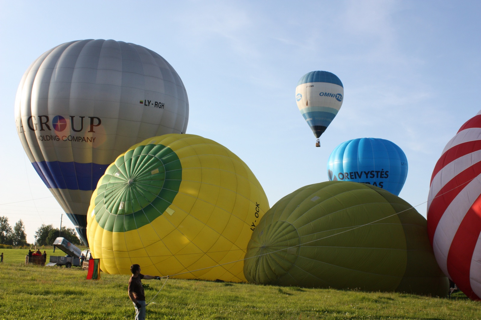 Воздушные шары в Резекне – фотографии Латвии