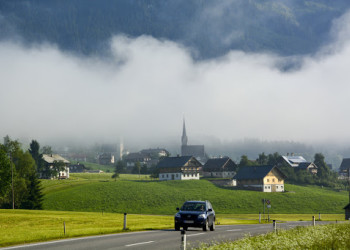 Гозау в тумане. Австрия – фотографии Австрии