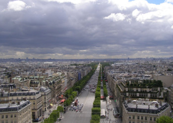 Панорамный вид в Париже, Франция. Фото 11 – фотографии Франции