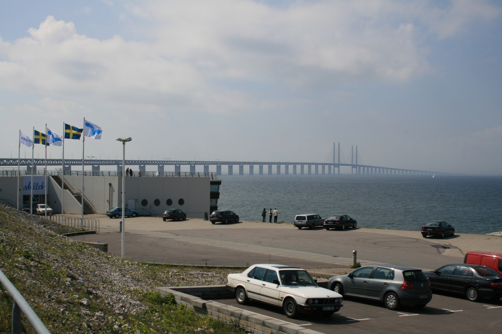 Эресуннский мост между Данией и Швецией – фотографии