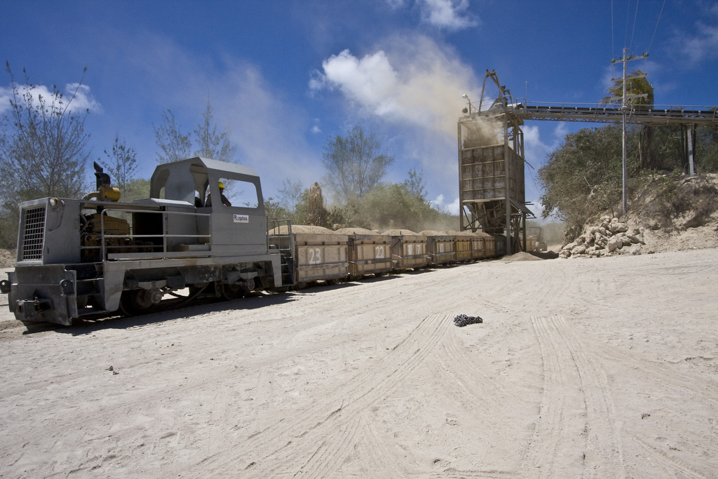 Добыча фосфоритов на Науру – фотографии Науру