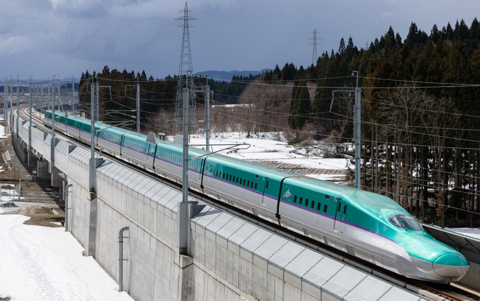 Японский супер-поезд Синкансэн H5 (Shinkansen H5). Фото 1 – фотографии Японии