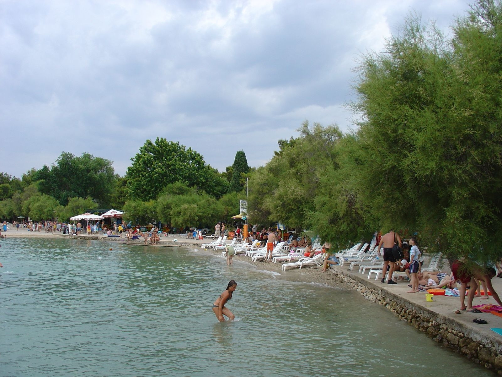 Пляж в Водице, Хорватия – фотографии Хорватии