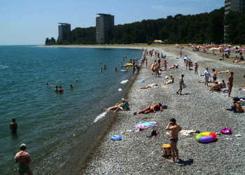 Пляж в Пицунда, Абхазия. Фото 5 – фотографии Абхазии