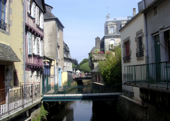 Канал в Кемпере, Франция. Фото 7 – фотографии Франции