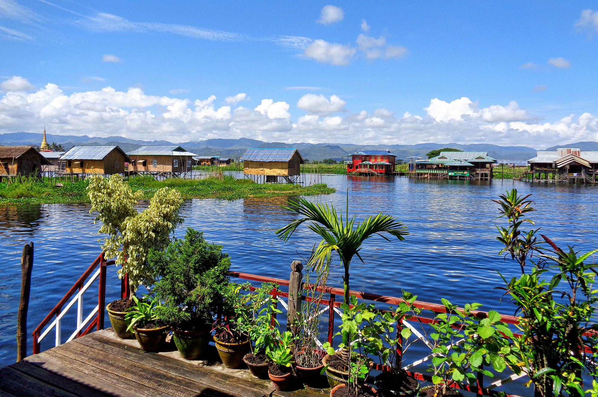 Плавучая деревня на озере Инле – фотографии Мьянмы