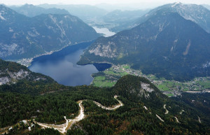 Вид с смотровой площадки "Пять пальцев". Обертраун. Австрия – фотографии Австрии