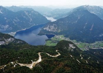 Вид с смотровой площадки "Пять пальцев". Обертраун. Австрия – фотографии Австрии