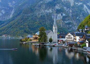 Халльштатт церковь. Гмунден. Австрия – фотографии Австрии
