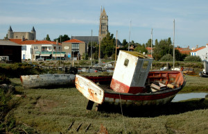 Лодка в Нуармутье, Франция. Фото 1 – фотографии Франции