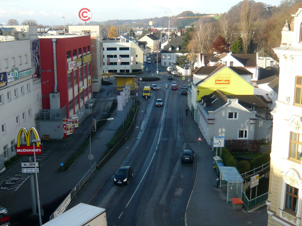 Улицы города Амштеттен в Австрии – фотографии Австрии