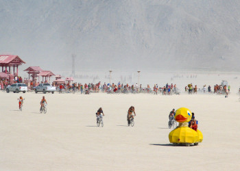 Пустыня Невады, фестиваль "Горящий человек". Фото 2 – фотографии США