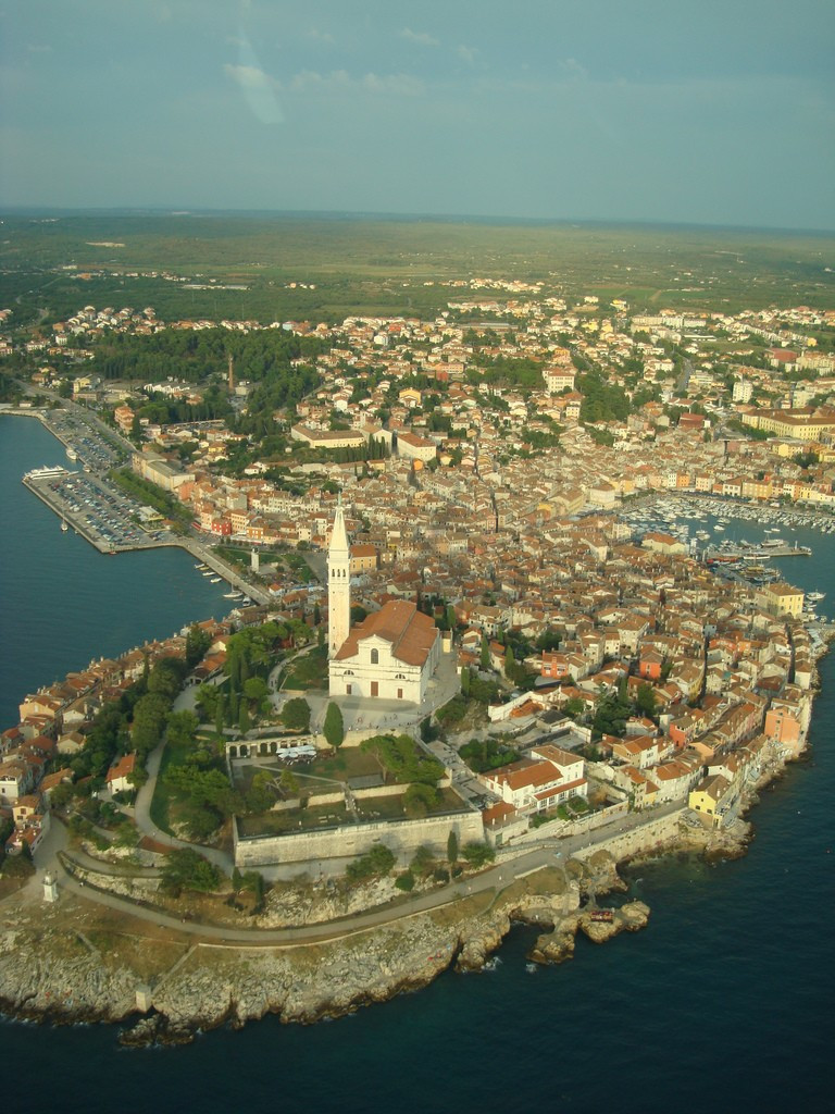Панорамный вид в Пореч, Хорватия – фотографии Хорватии