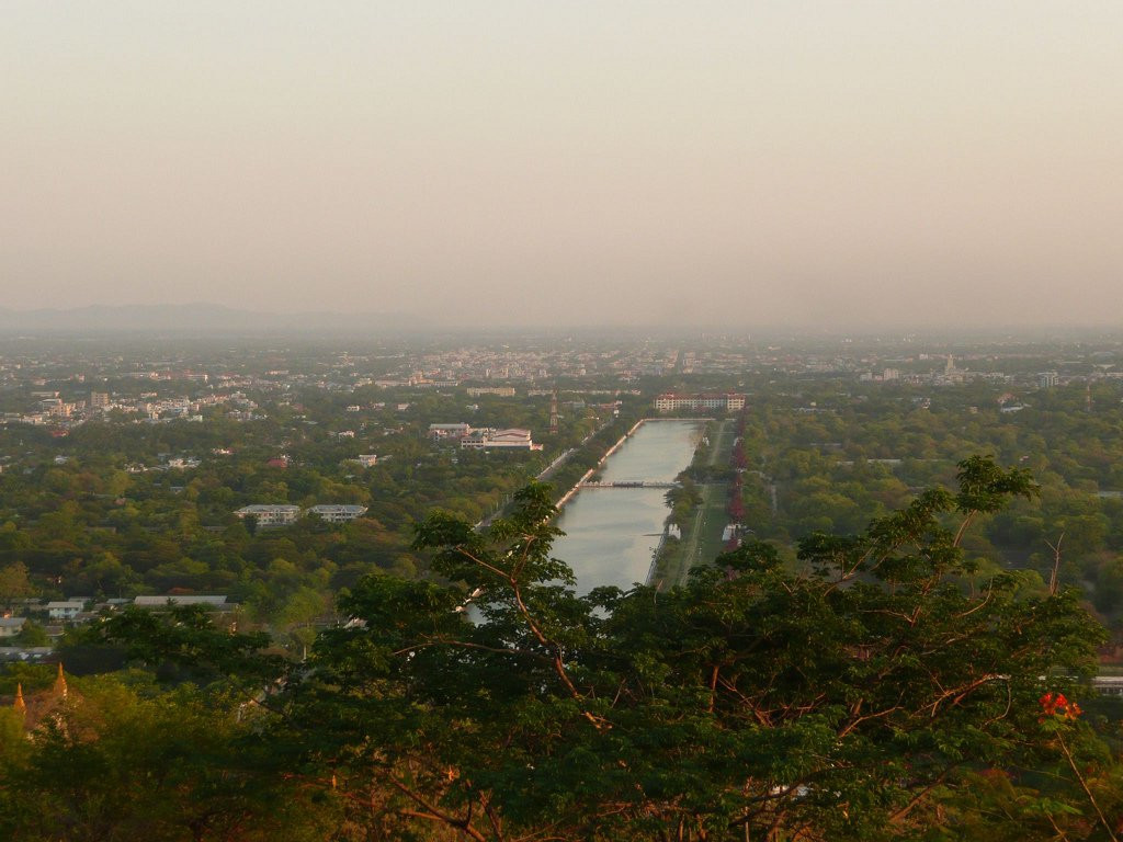 Вид с холма Мандалай – фотографии Мьянмы