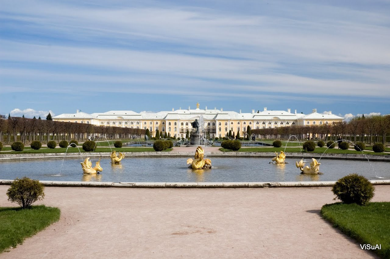Фонтан в Петергофе, Россия. Фото 18 – фотографии России