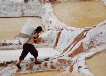 уборка соли – фотографии Перу