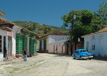 Улица в Тринидаде, Куба – фотографии Кубы