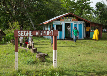 Аэропорт Seghe на острове Нью-Джорджия – фотографии Соломоновых Островов
