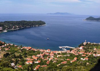 Панорамный вид на остров Лопуд, Хорватия. Фото 4 – фотографии Хорватии