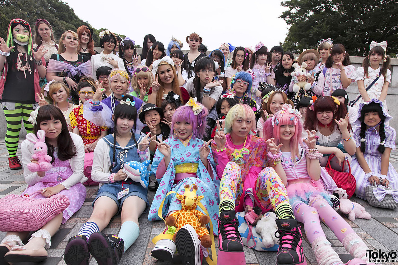 Стильная молодёжь из района Харадзюку в Токио. Фото 8 – фотографии Японии