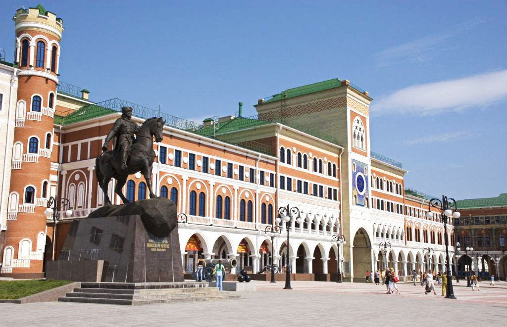 Площадь Оболенского-Ноготкова в Йошкар-Оле. Фото 2 – фотографии России