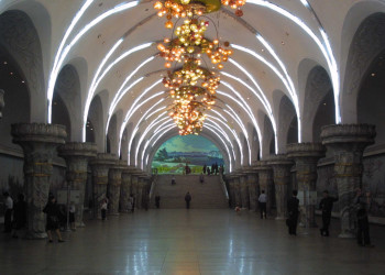 Метро в Пхеньяне – фотографии Северной Кореи