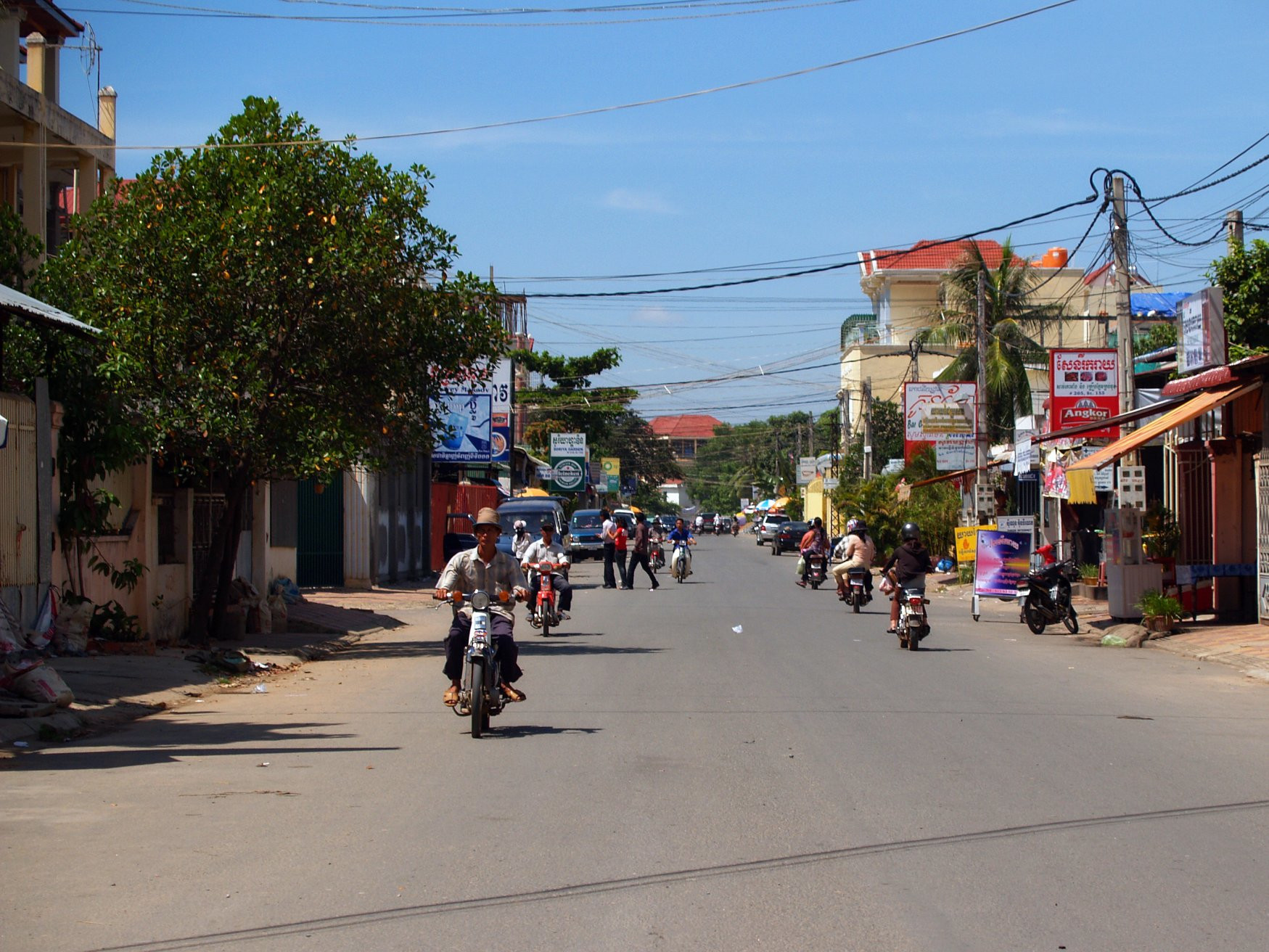 Улица в Пномпене, Камбоджа. Фото 4 – фотографии Камбоджи