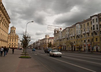 Улица в Минске, Беларусь. Фото 6 – фотографии Беларуси