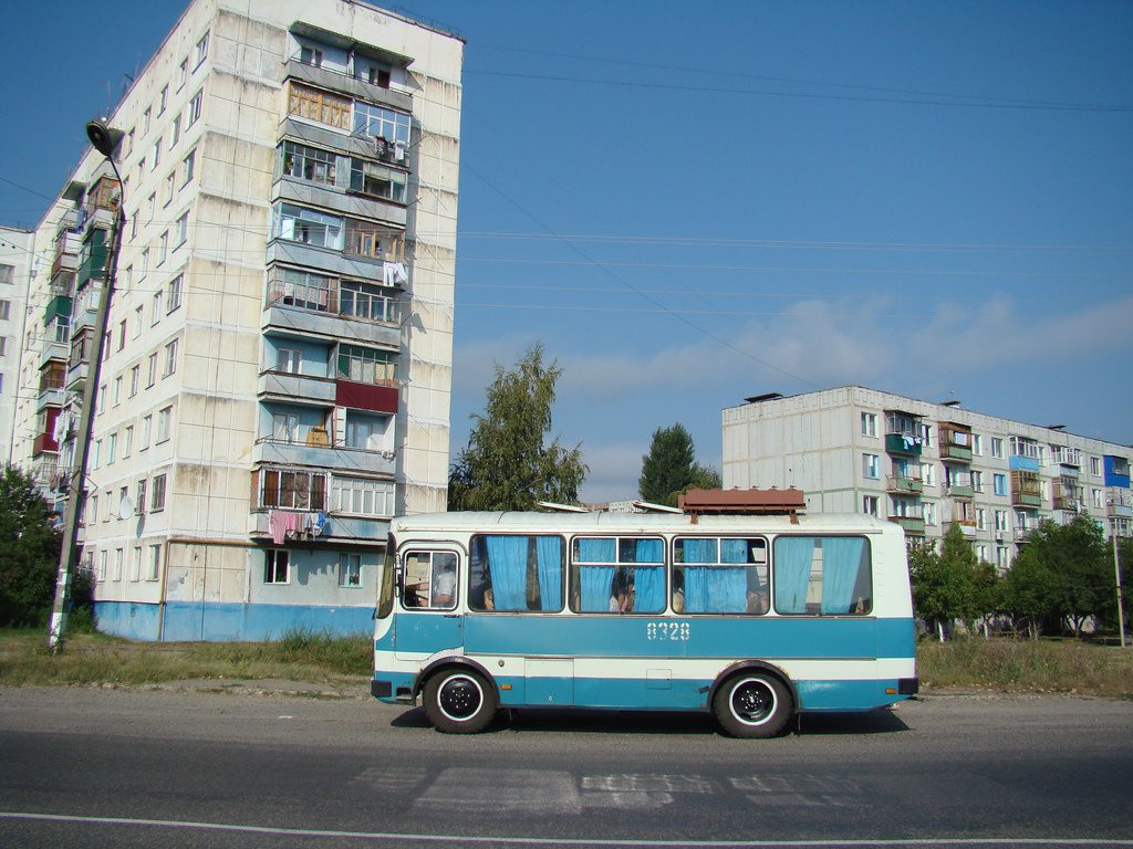 Автобус в Майкопе, Россия – фотографии России