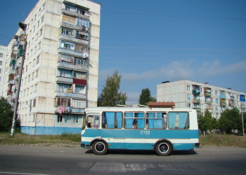 Автобус в Майкопе, Россия – фотографии России