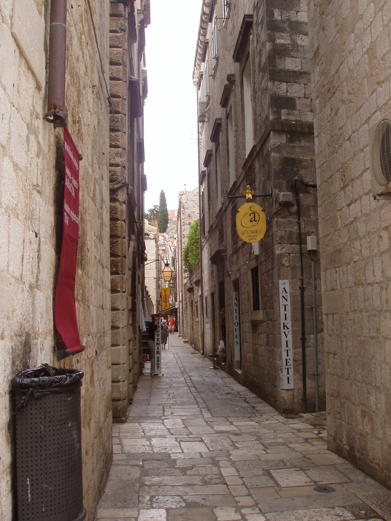 Улица в Дубровнике, Хорватия. Фото 18 – фотографии Хорватии