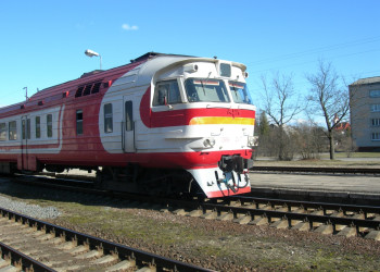 Поезд в Сигулде – фотографии Латвии