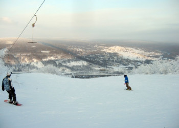 Сноубордисты в Губаха, Россия. Фото 5 – фотографии России
