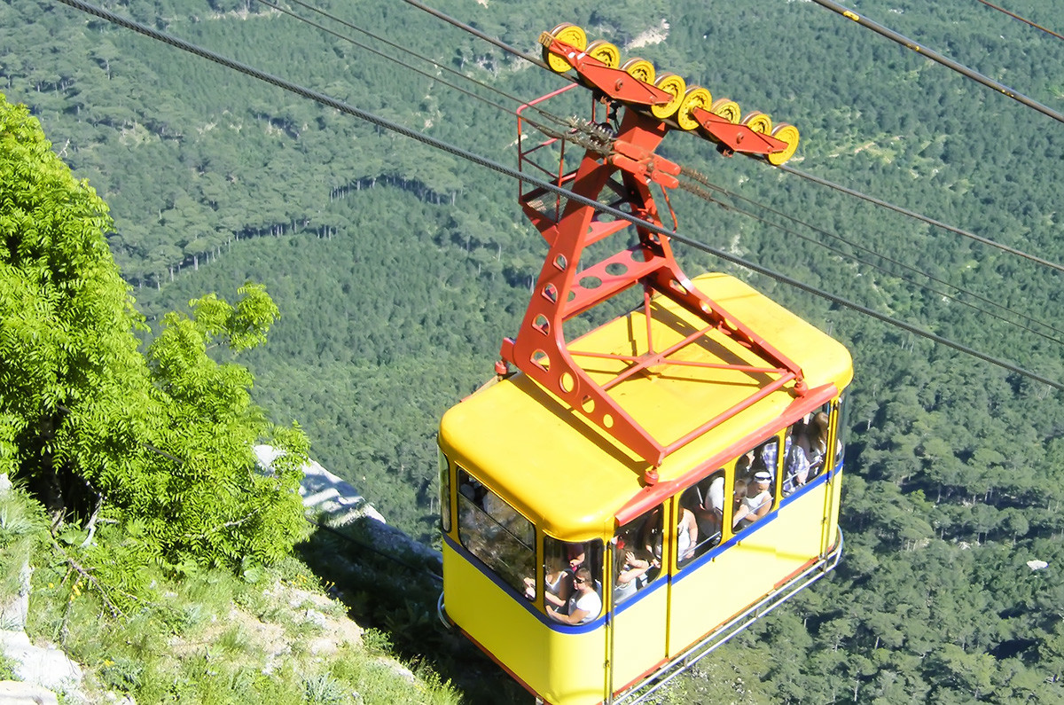 Канатная дорога, Ай-Петри, Крым. Фото 1 – фотографии России