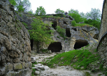 Крепость Чуфут-Кале, Бахчисарай, Крым. Фото 1 – фотографии России