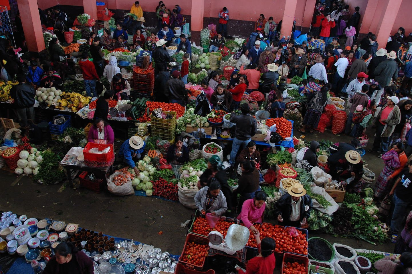 Chichicastenanco_vegetable_market – фотографии Гватемалы