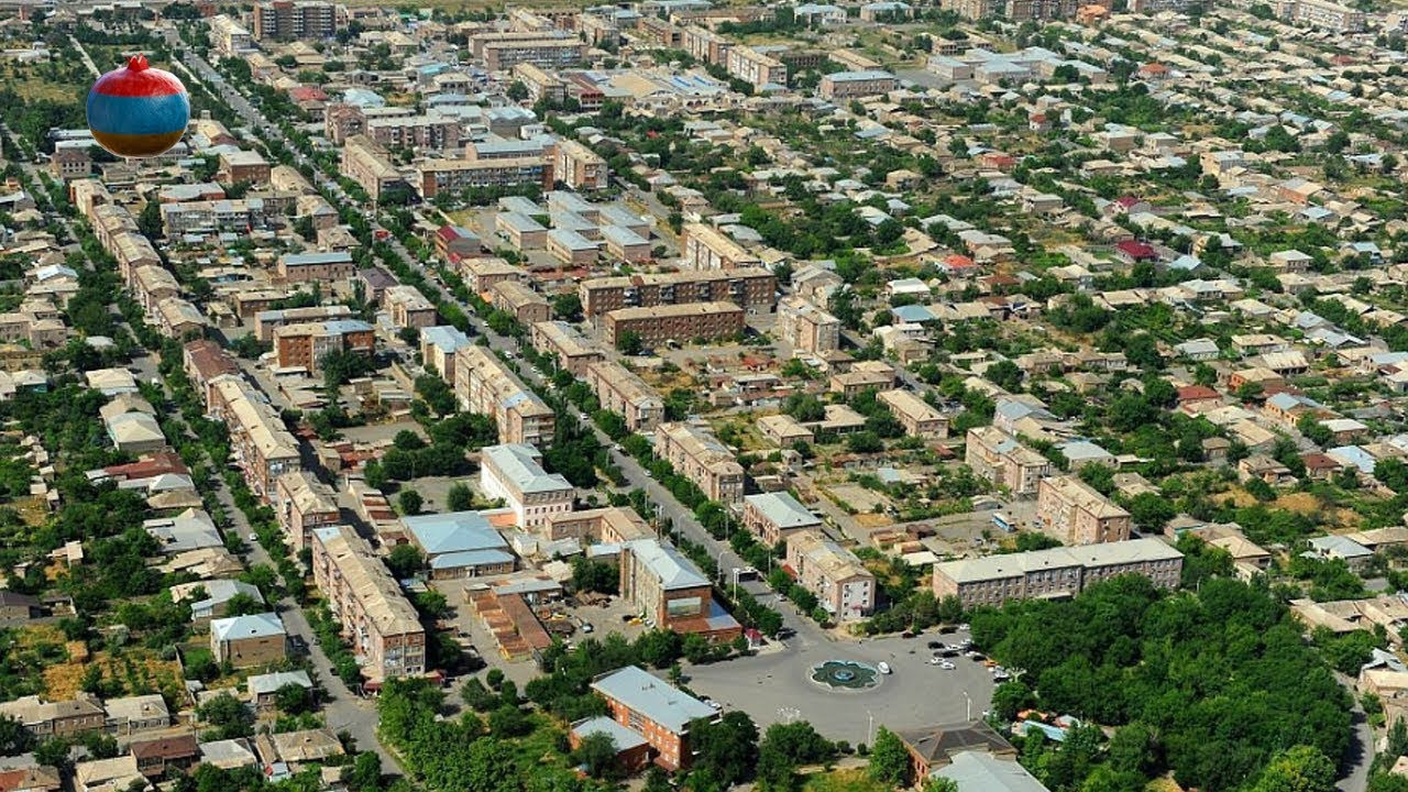 Армавир с высоты. Армения. – фотографии Армении