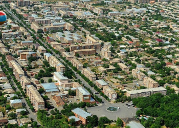 Армавир с высоты. Армения. – фотографии Армении